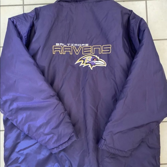 Baltimore Ravens Logo Athletic Game Day Jacket VTG - Picture 5 of 8